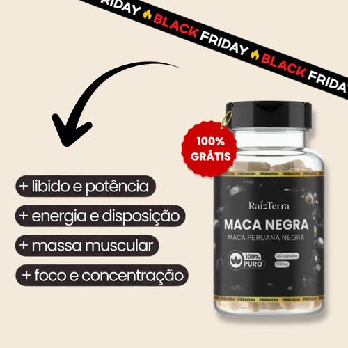 Combo Disposição | Moringa + Ashwagandha + Maca Negra (Brinde)