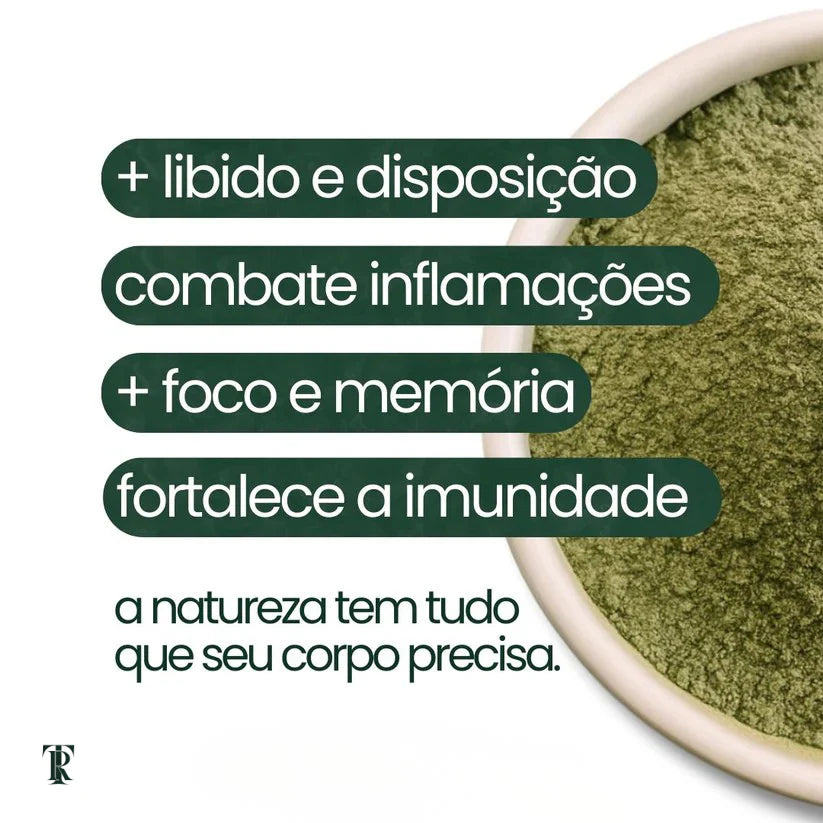 Combo Disposição | Moringa + Ashwagandha + Maca Negra (Brinde)